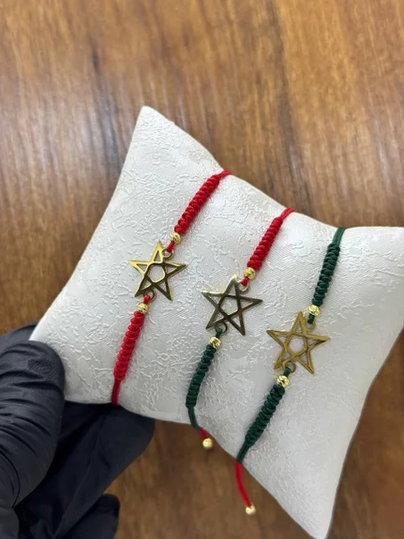 Bracelet avec étoile ⭐ fabriqué en acier inoxydable