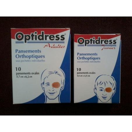 OPTIDRESS COMPRESSES OCULAIRES /10