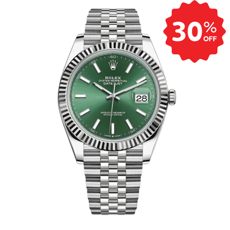 Date Just 41mm Mint Green jubilée Pour Homme