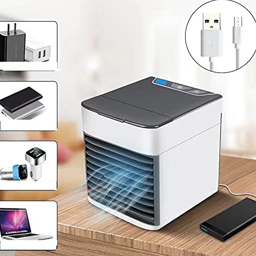 مكيف هواء صغير مع ضوء LED