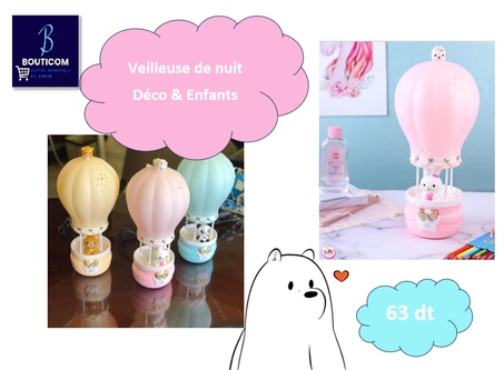 Veilleuse de nuit  "Déco & Enfants"