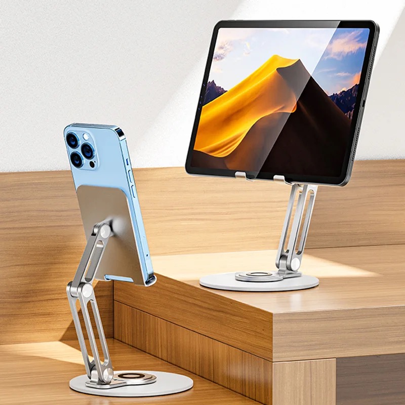 TechSpin Stand حامل الجوال والجهاز اللوحي قابل للدوران 360 درجة