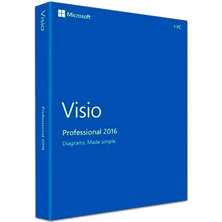 Microsoft Visio Pro Professional 2016 - 1 PC