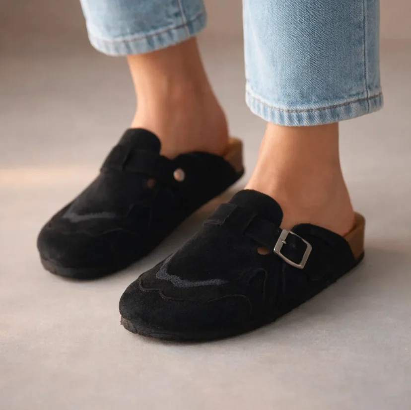 Clogs Style Birkenstock By PASO - BLACK