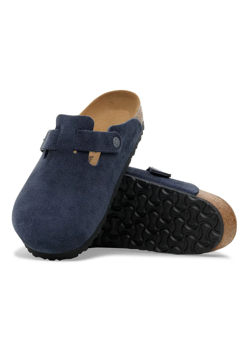 Sabot-en cuir Style Birkenstock - Taupe