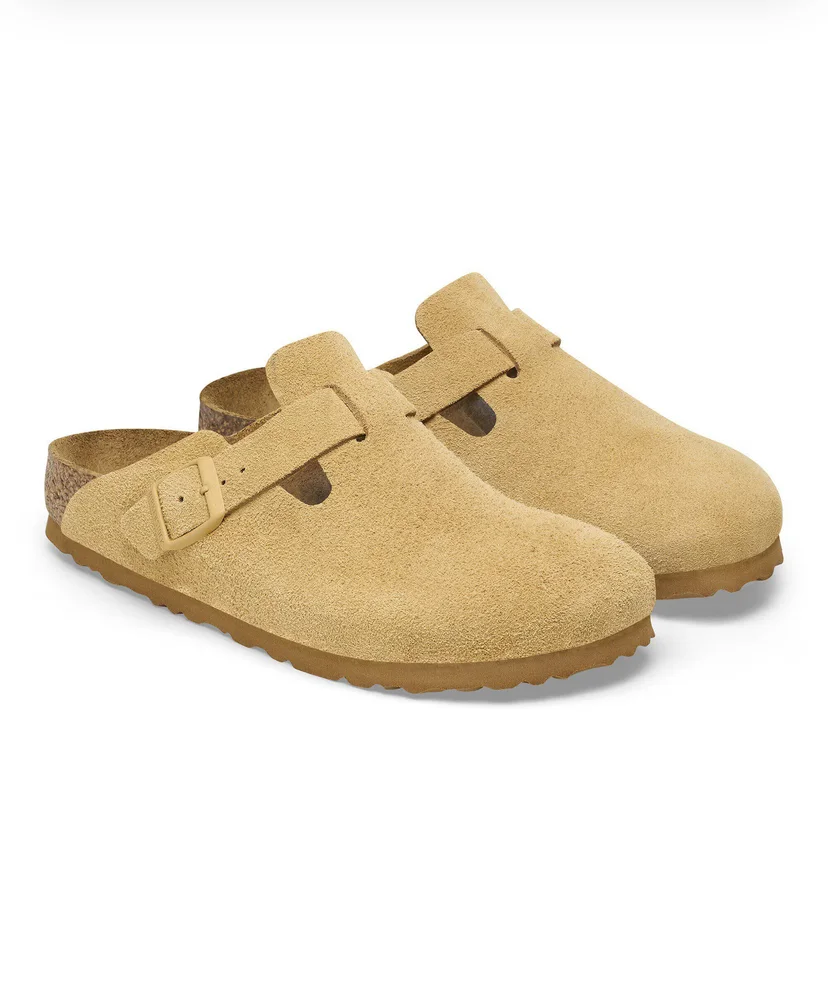Sabot-en cuir Style Birkenstock - Taupe