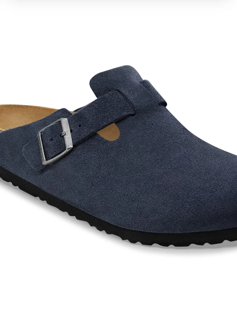 Sabot-en cuir Style Birkenstock - Taupe