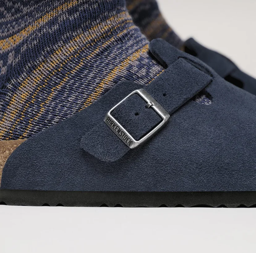 Sabot-en cuir Style Birkenstock - Taupe