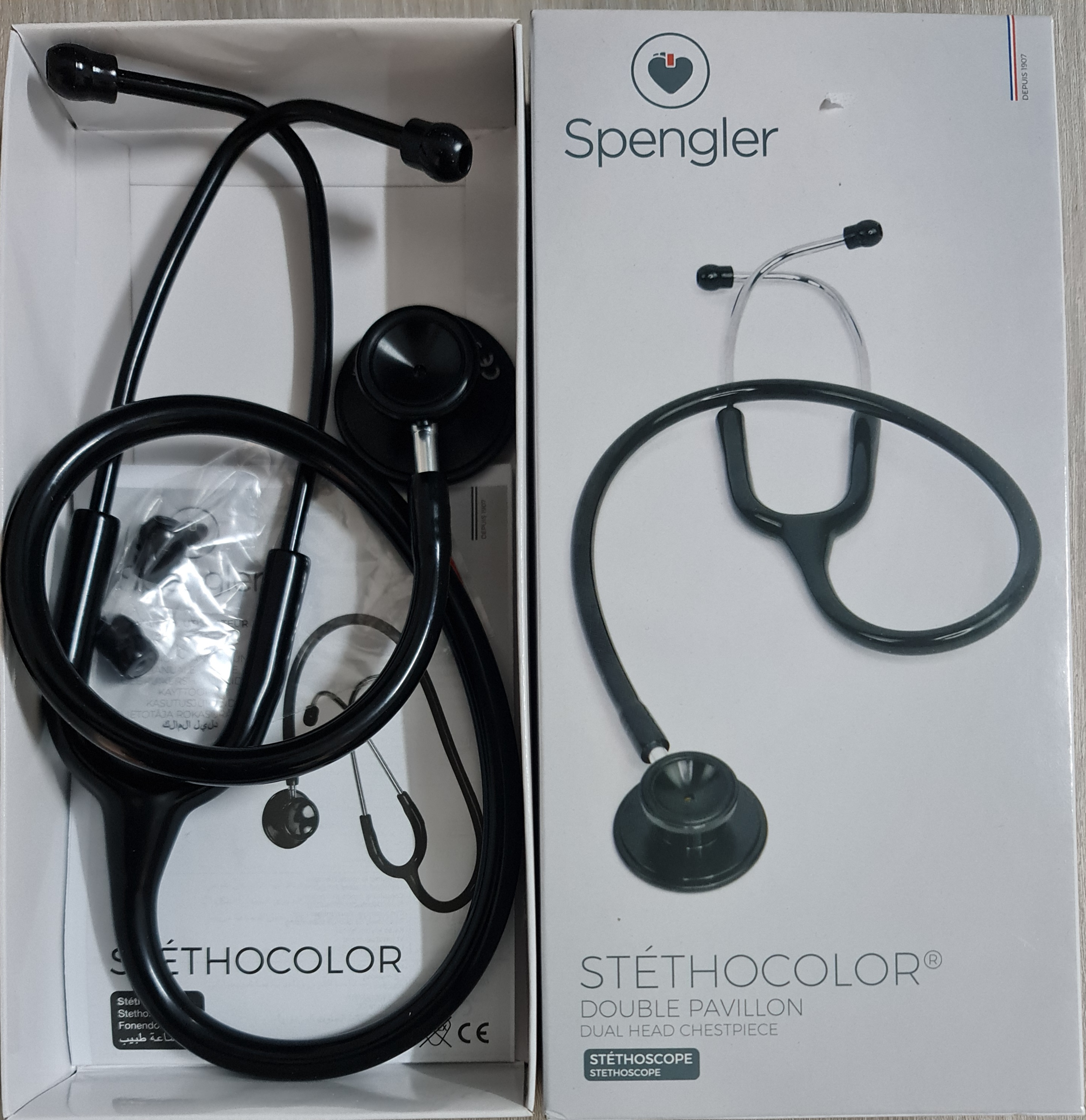 stéthoscope  Spengler double pavillon