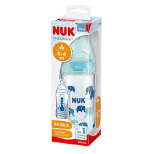 Nuk biberon first choice + ( verre )240  ML 0- 6 mois