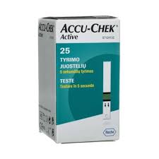 bandelettes accu-check active bt 25
