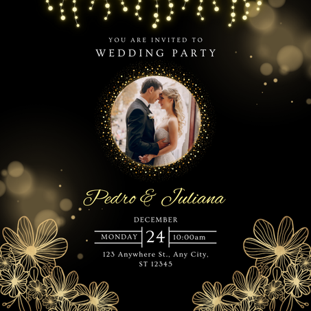 دعوة الزفاف والمناسبات