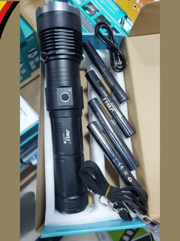 JWLT SP68 Originale – Lampe Torche Ultra-Puissante avec Power Bank