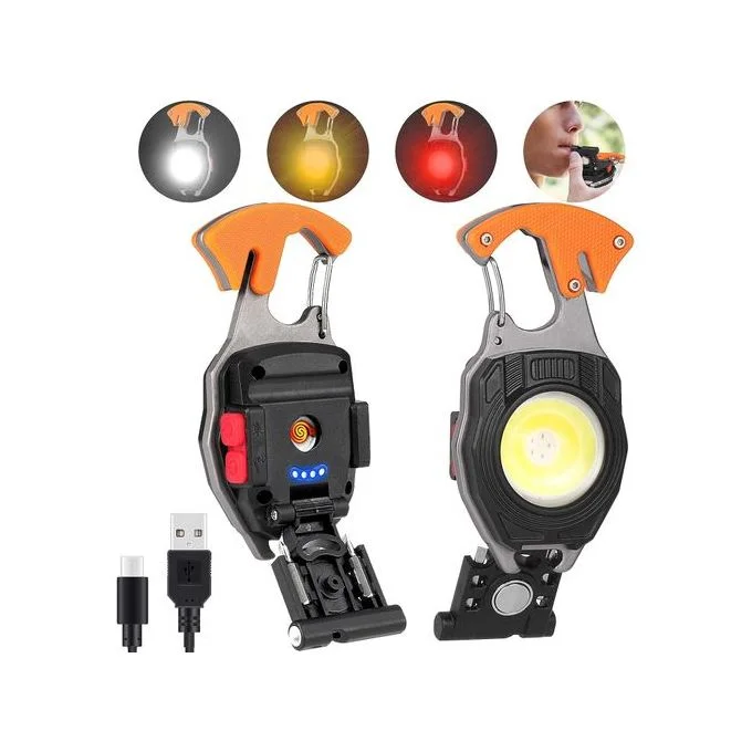 Mini Lampe Porte-Clés LED Multifonction – L’outil d’urgence complet