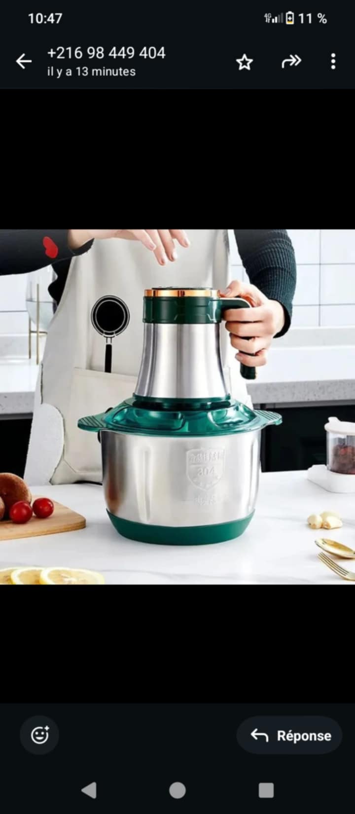 Hachoir New Silver Crest 7 en 1 – 2500W Inoxydable