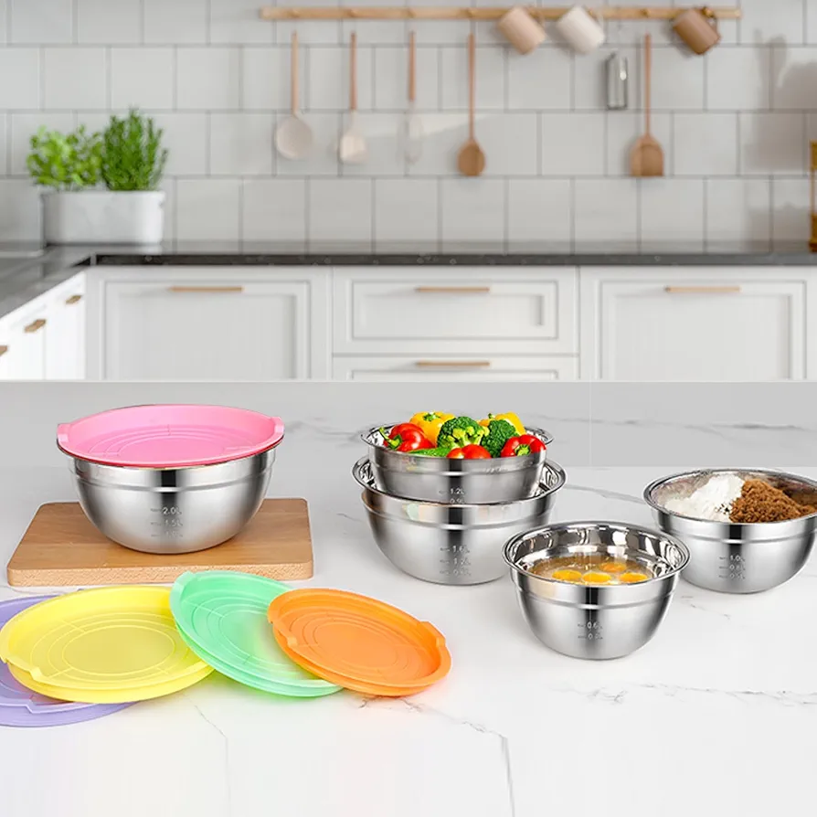 Set 5 Bols Inoxydables 18/10 – Premium Kitchen