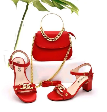 حقيبة وحداء صيفي لنساء /bag of women