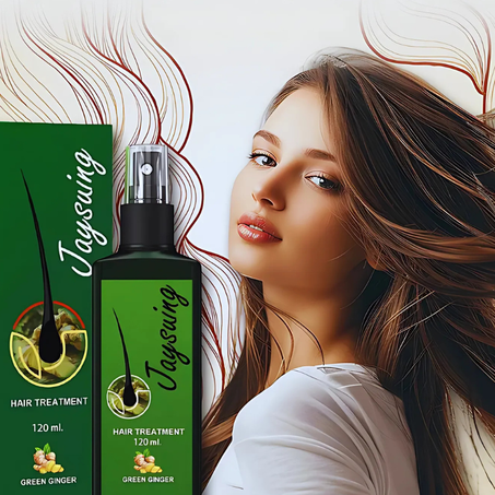 بخاخ لنمو الشعر بالزنجبيل الأخضر