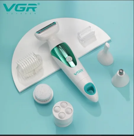 -VGR للنساء 5 في 1 . ماكينة حلاقة