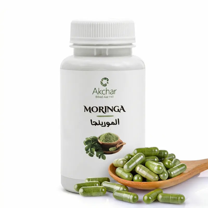 كبسولات المورينجا الطبيعية من Akchar – سر "شجرة الحياة" في كبسولة واحدة