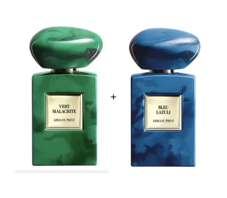 ARMANI VERT MALACHITE 100ML + ARMANI BLUE LAZULI 100ML