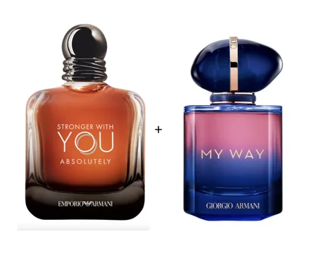 STRONBER WITH YOU ABSOLUTELY 100ML +  ARMANI MY WAY PARFUM 100ML