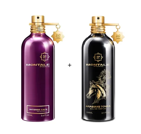 MONTALE INTENSE CAFE 100ML + MONTALE ARABIANS TONKA 100ML