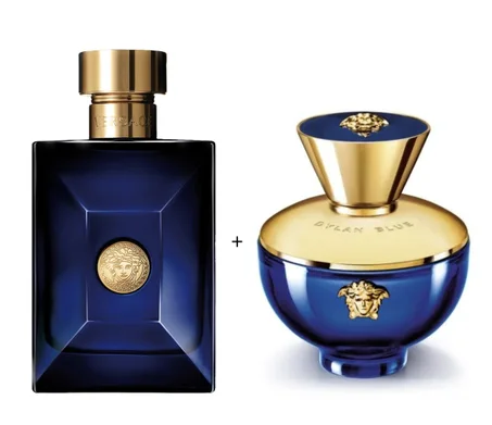 VERSAVE DYLAN BLUE MEN 100ML + VERSACE DYLAN BLUE WOMEN 100ML