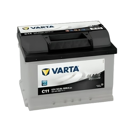BATTERIE VARTA BLACK DYNAMIC 500A, 53AH, 5534010503122 C11 L2 B