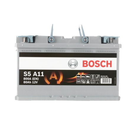 BATTERIE BOSCH S5 800A, 80AH, 0092S5A110 L4 START/STOP