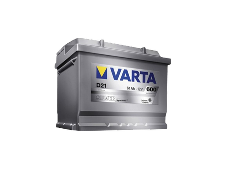 BATTERIE VARTA SILVER DYNAMIC 61AH, 600A, 5614000603162 D21 L2 B