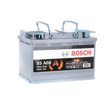 BATTERIE BOSCH S5 70AH, 760A, 0092S5A080 L3 Start-Stop