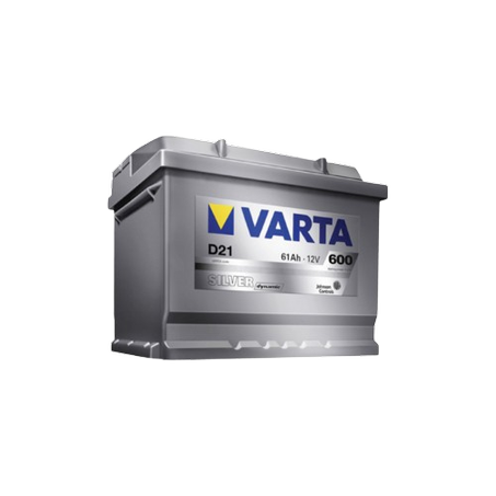 BATTERIE VARTA SILVER DYNAMIC 61AH, 600A, 5614000603162 D21 L2 B