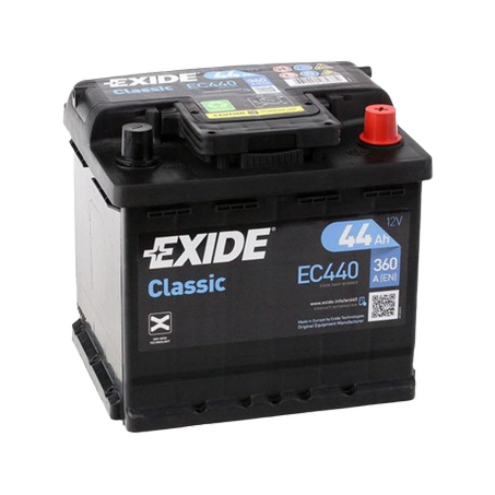 Batterie EXIDE Classic AH44 EN360 TYPE L1 EC440