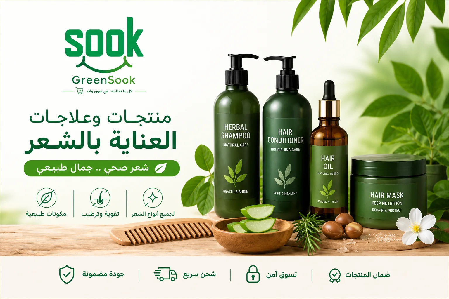 منتجات وعلاجات العناية بالشعر