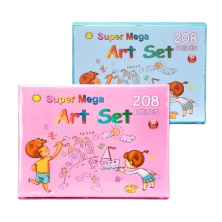مجموعة أدوات الرسم والتلوين للأطفال