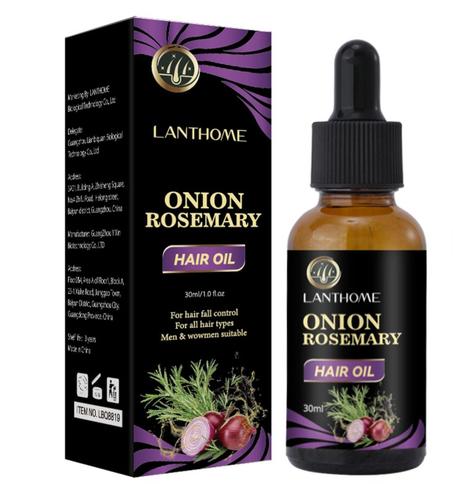 زيت البصل الأحمر وإكليل الجبل