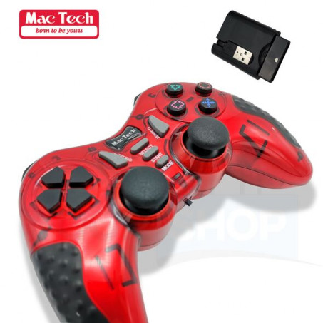 وحدة التحكم اللاسلكية لألعاب 7في1 لتحكم سهل ومريح عن بعد Mac Tech Wireless Controller 2.4Ghz Multi-Platform 7in1 _ sg