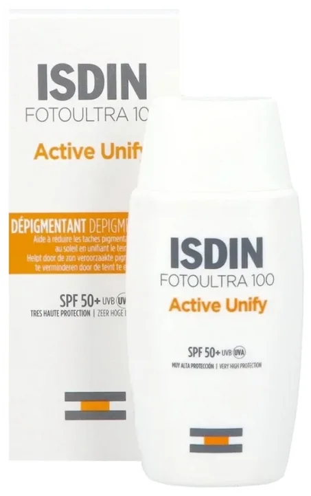 ISDIN Foto Ultra Active Unify Transparent Spf50+ 50ml