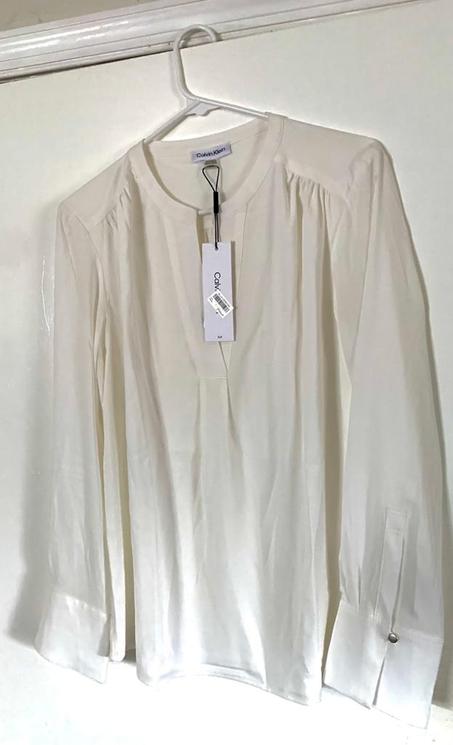 Chemise blanche CALVIN KLEIN كالفن كلاين قميص أبيض