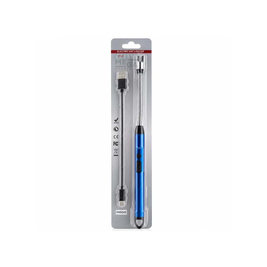 Briquet Électrique Rechargeable USB Flexible – Allume Gaz & Bougies Sans Flamme