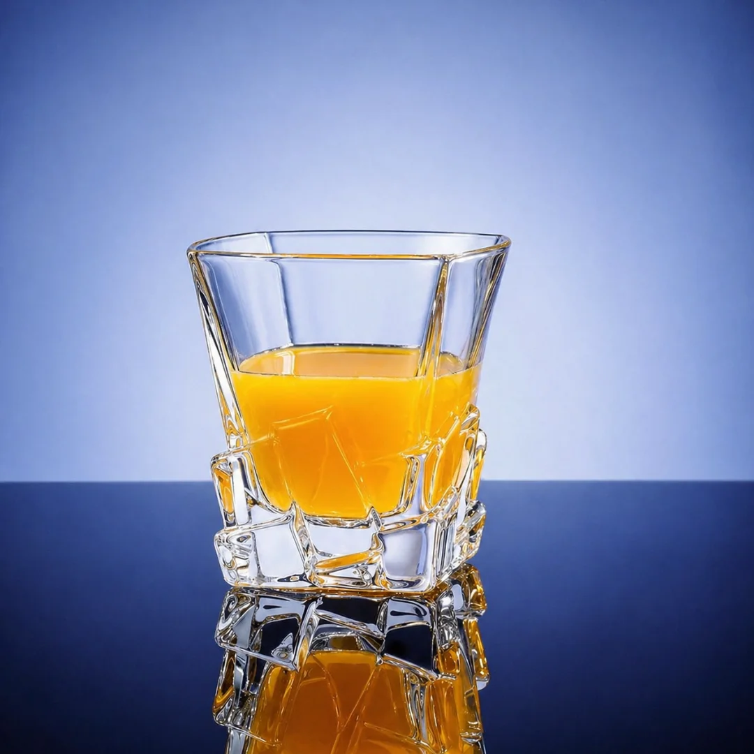 Set Luxe de Verres & Carafe en Cristal – 7 Pièces – Design Élégant pour Jus & Boissons
