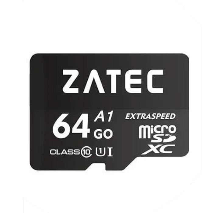 CARTE MÉMOIRE ZATEC MICRO SD 64GO CLASS 10