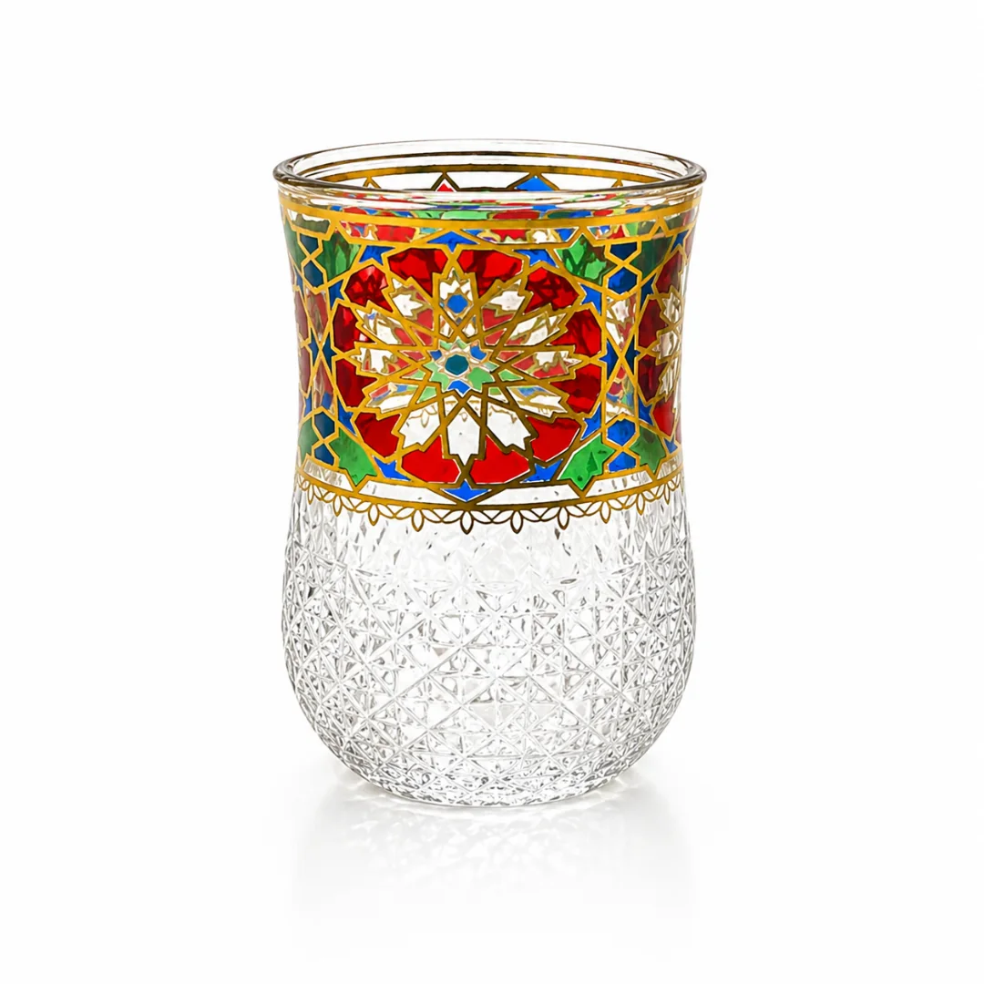 Verre à thé marocain de luxe – Design traditionnel élégant