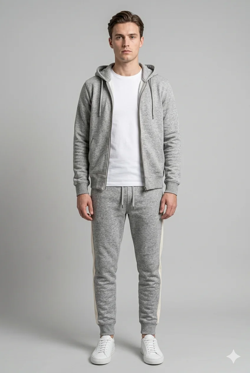 pantalon jogging gris