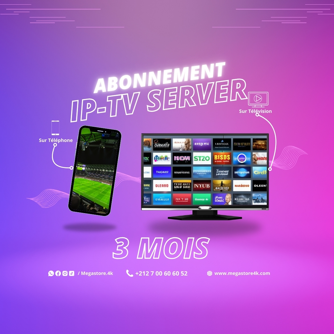 Abonnement IPTV 4K/HD
