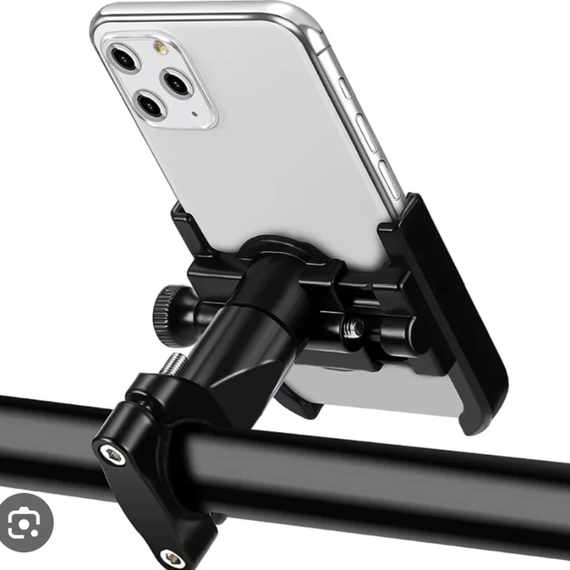 Support Universel C1 pour Téléphone – Fixation sur Guidon de Moto/Bicyclette avec Rotation à 360°