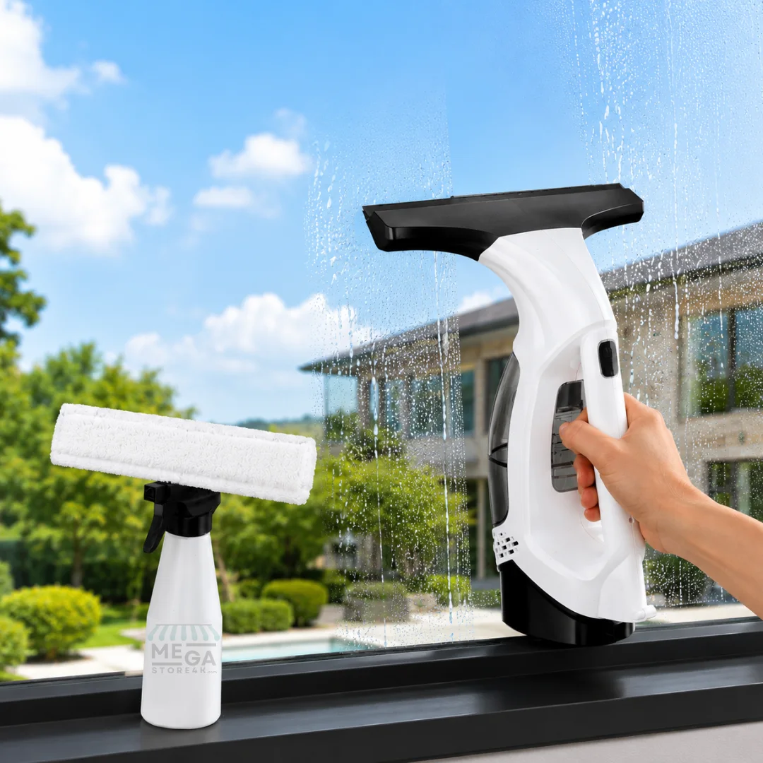 Nettoyeur de Vitres Électrique Rechargeable – Sans Traces & Séchage Rapide