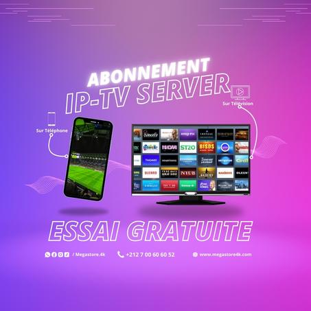 Abonnement IPTV 4K/HD