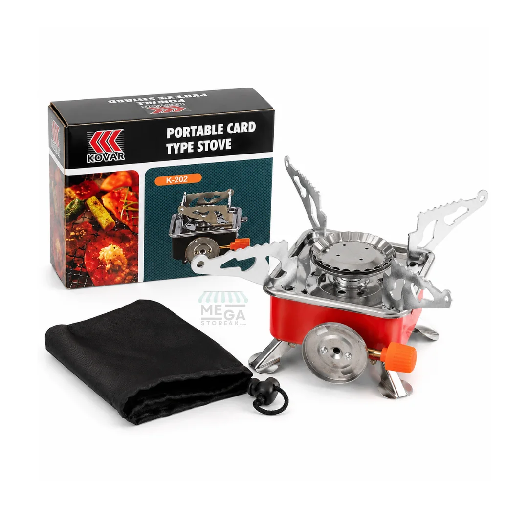 Réchaud à Gaz Portable Camping K-202 – Compact et Puissant 🔥